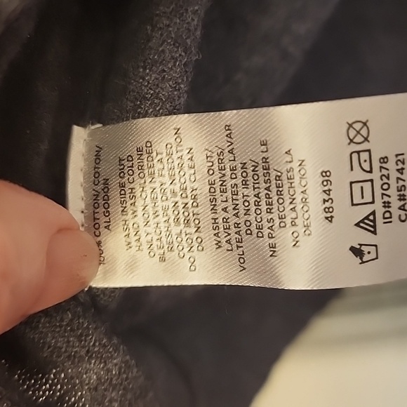 THE LOFT Gray Button up cardigan  Large - Picture 7 of 10